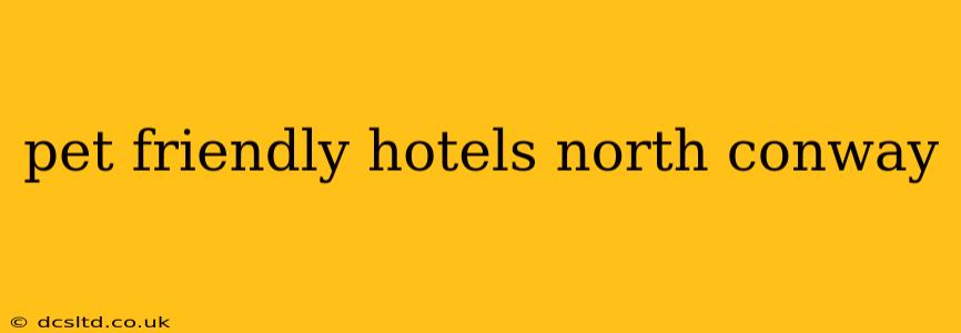 pet friendly hotels north conway
