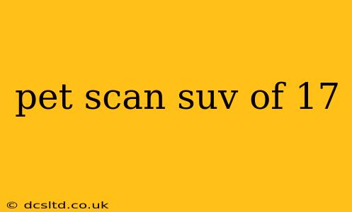 pet scan suv of 17