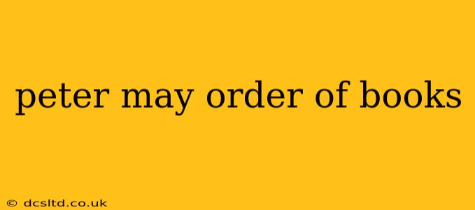peter may order of books