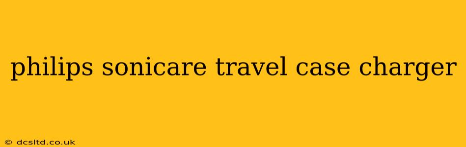 philips sonicare travel case charger