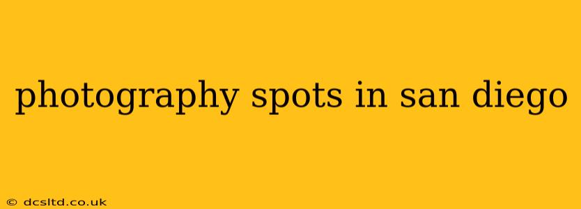 photography spots in san diego