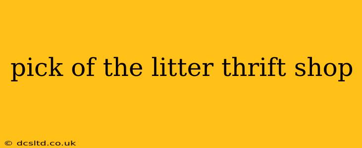 pick of the litter thrift shop