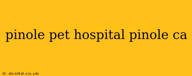 pinole pet hospital pinole ca