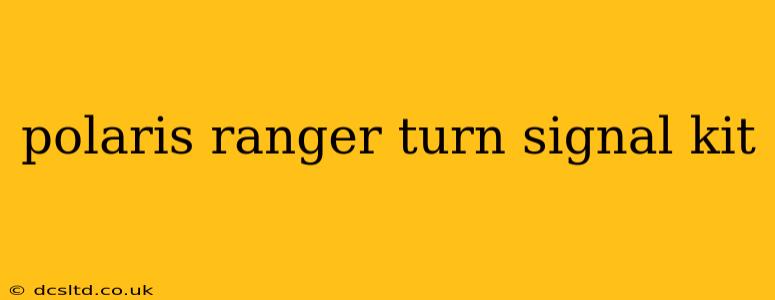 polaris ranger turn signal kit