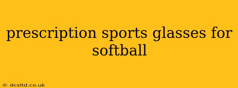 prescription sports glasses for softball