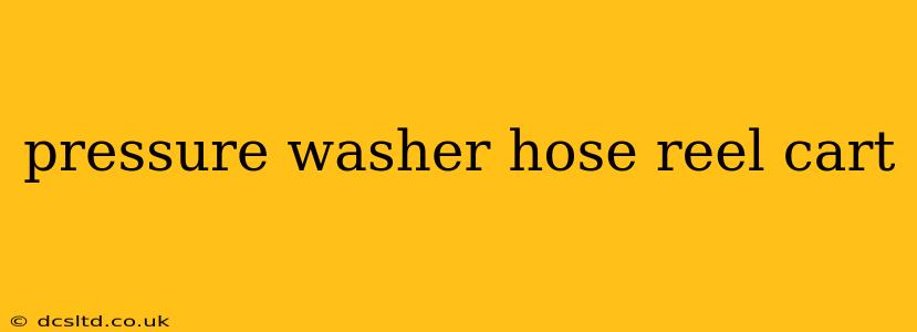 pressure washer hose reel cart