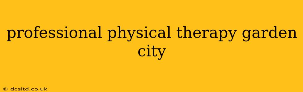 professional physical therapy garden city