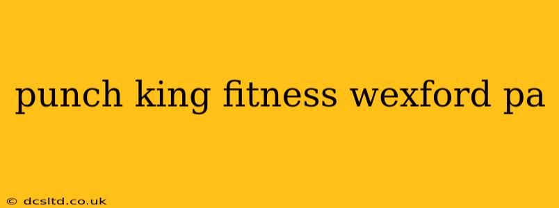 punch king fitness wexford pa
