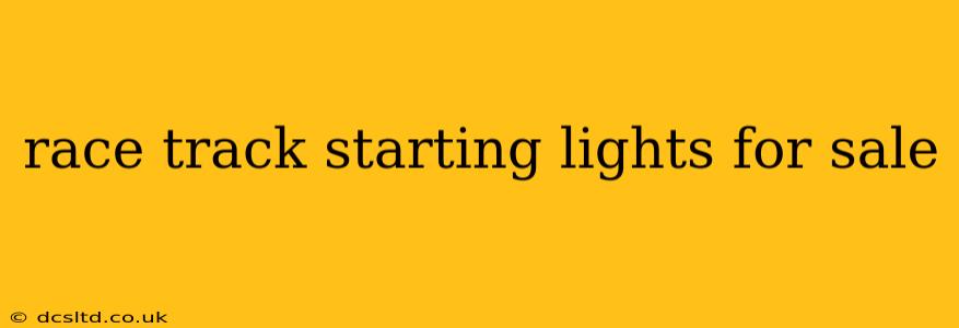 race track starting lights for sale