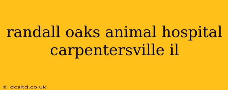randall oaks animal hospital carpentersville il