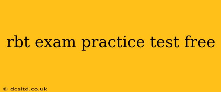 rbt exam practice test free