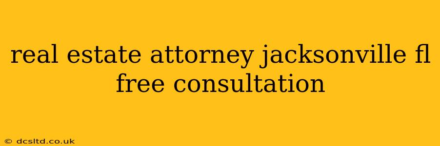 real estate attorney jacksonville fl free consultation