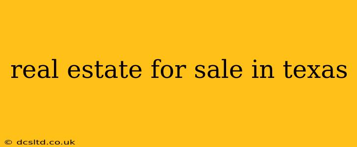 real estate for sale in texas