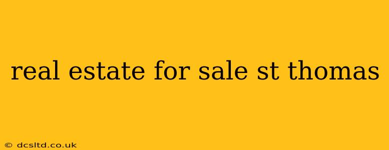 real estate for sale st thomas