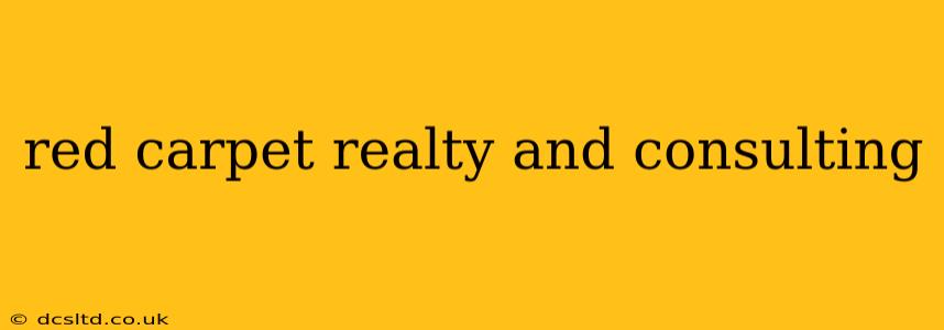red carpet realty and consulting