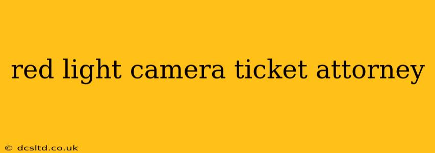 red light camera ticket attorney