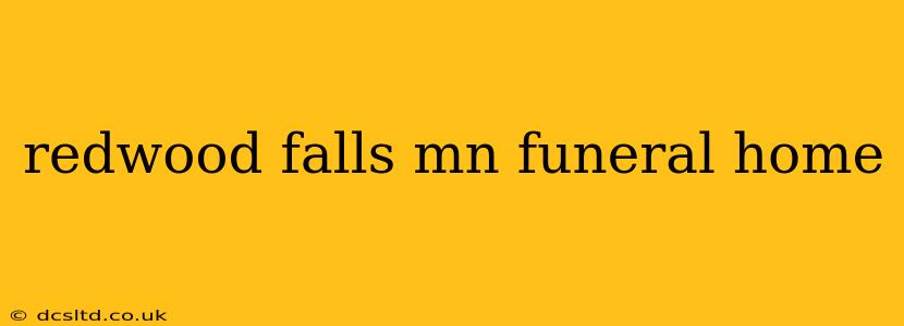 redwood falls mn funeral home