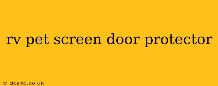 rv pet screen door protector