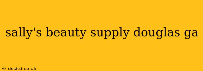 sally's beauty supply douglas ga