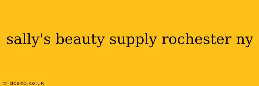sally's beauty supply rochester ny