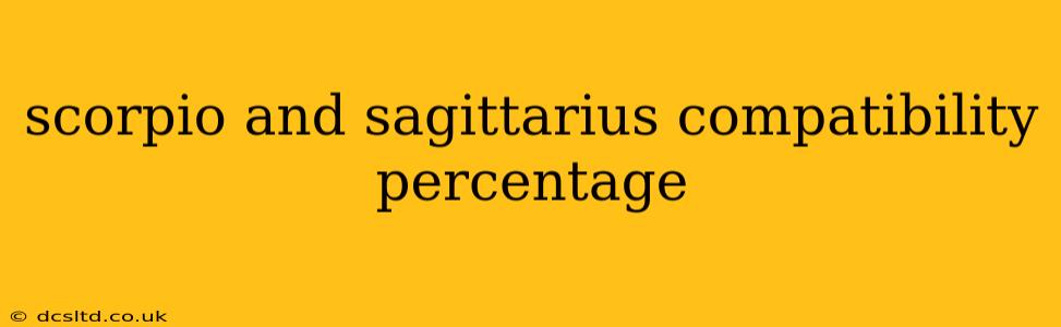 scorpio and sagittarius compatibility percentage