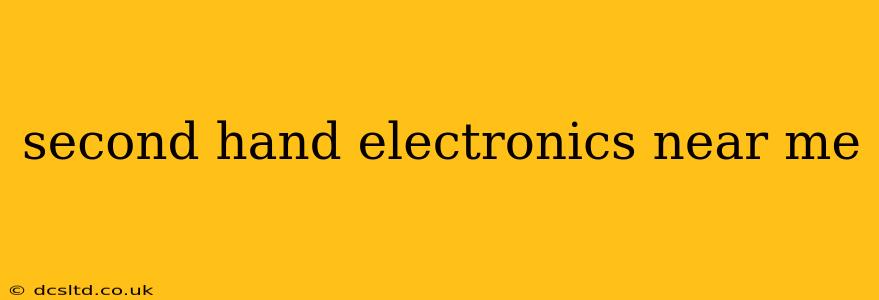 second hand electronics near me