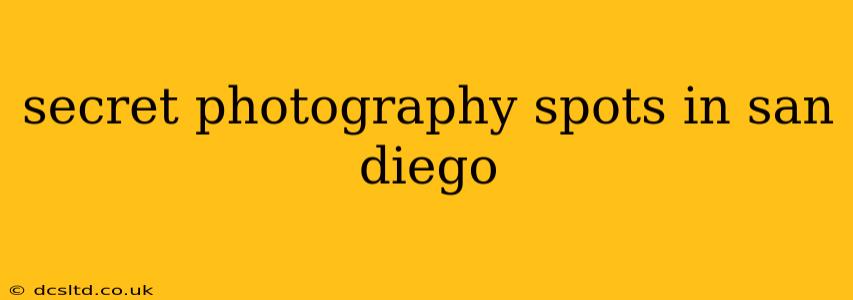 secret photography spots in san diego