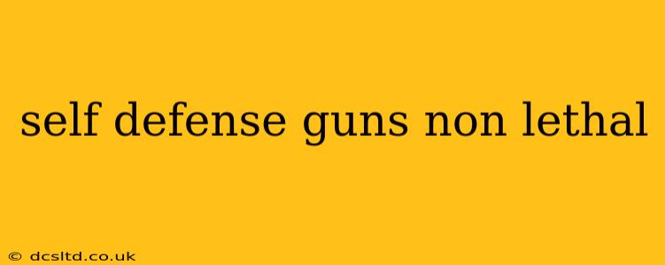 self defense guns non lethal