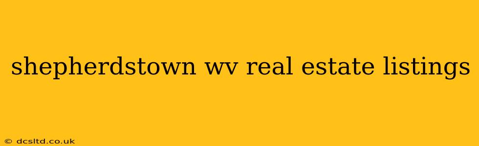 shepherdstown wv real estate listings