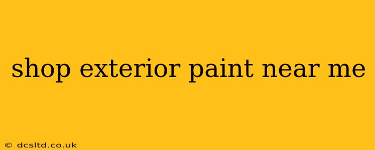 shop exterior paint near me
