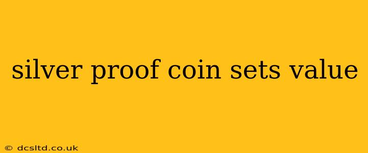 silver proof coin sets value