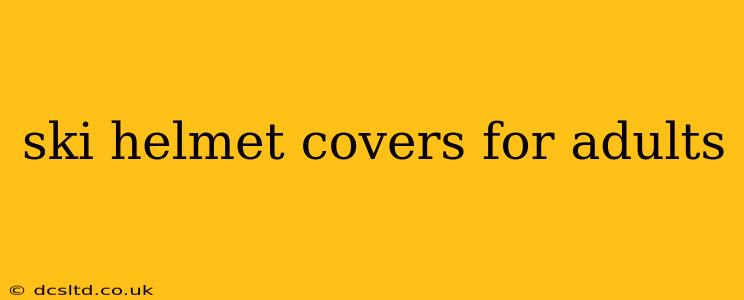 ski helmet covers for adults