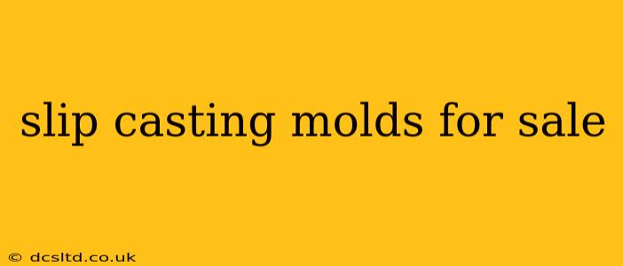 slip casting molds for sale