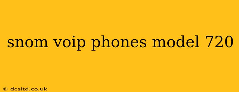 snom voip phones model 720