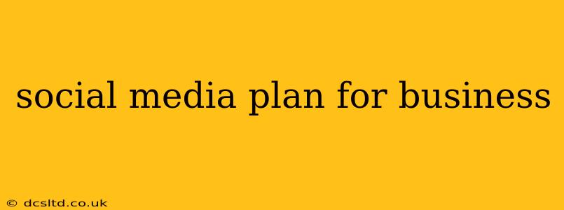 social media plan for business