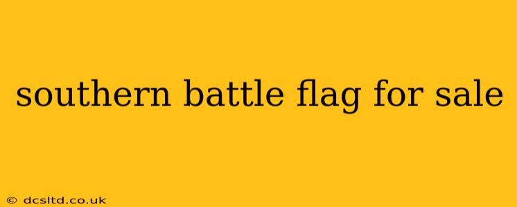 southern battle flag for sale