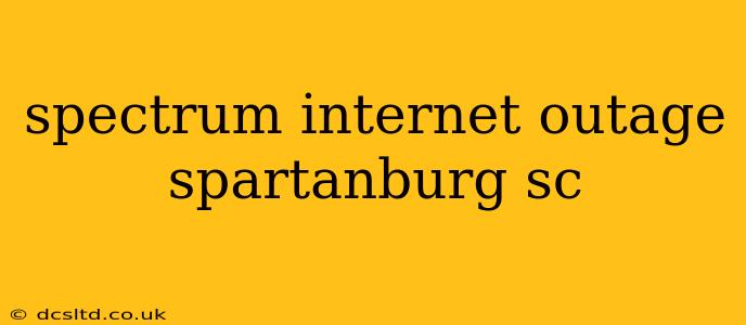 spectrum internet outage spartanburg sc