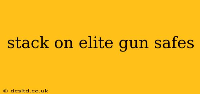 stack on elite gun safes