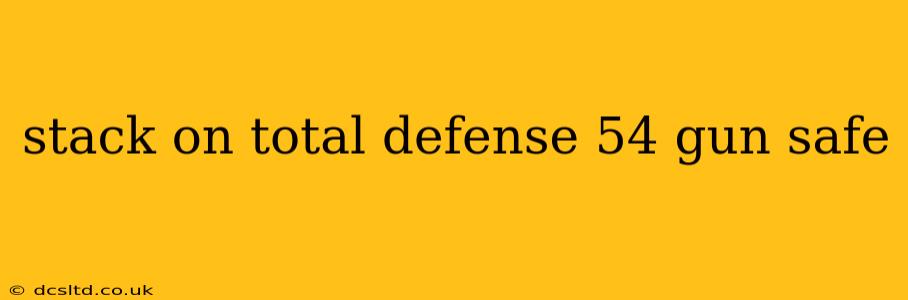 stack on total defense 54 gun safe