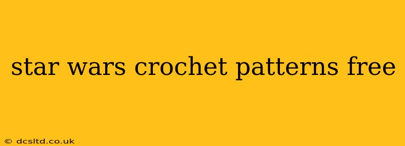 star wars crochet patterns free