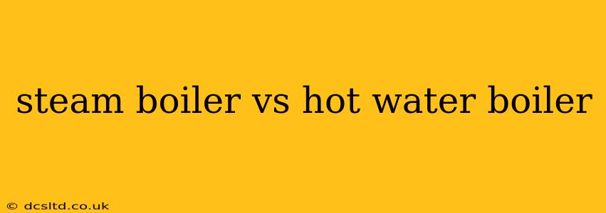 steam boiler vs hot water boiler