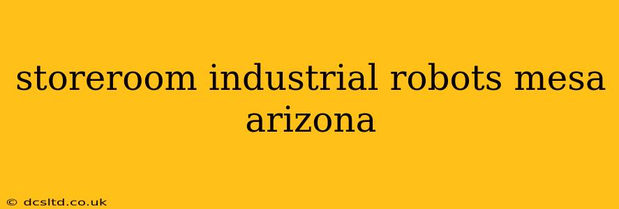 storeroom industrial robots mesa arizona