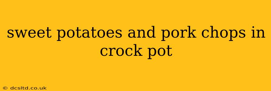 sweet potatoes and pork chops in crock pot