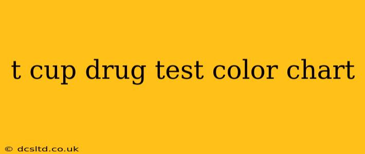 t cup drug test color chart
