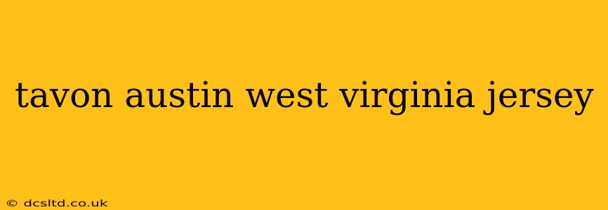 tavon austin west virginia jersey
