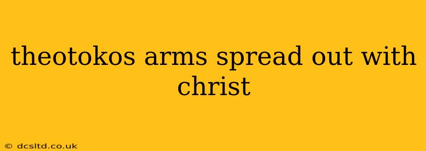 theotokos arms spread out with christ