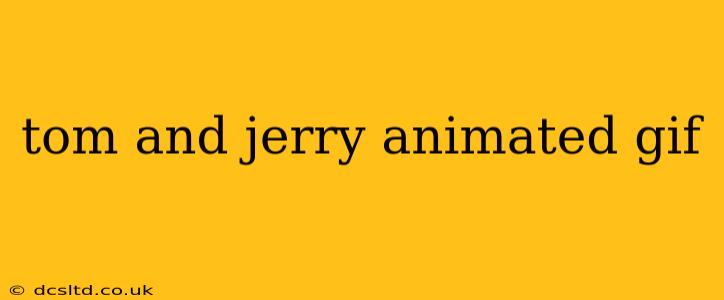 tom and jerry animated gif