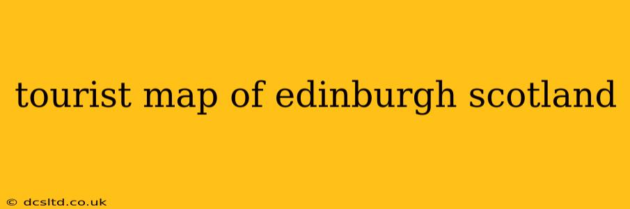 tourist map of edinburgh scotland
