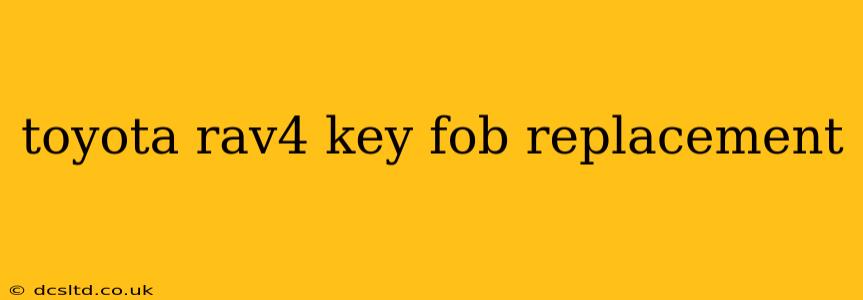 toyota rav4 key fob replacement