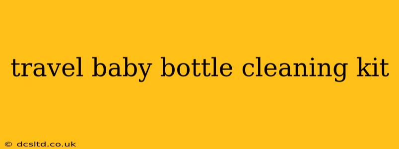 travel baby bottle cleaning kit